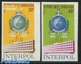 Interpol 2v imperforated