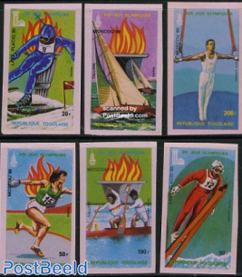 Olympic Winter Games 6v imperforated