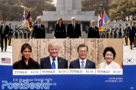 Donald Trump visits South Korea 4v m/s