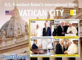 President Biden visits Vatican City 4v m/s