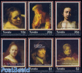 Rembrandt paintings 6v