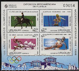 Stamp expo, modern olympics 4v m/s
