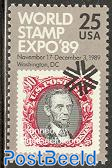 World stamp expo 1v