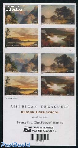 Hudson River School booklet s-a (with 5 sets)