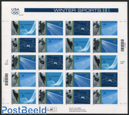 Olympic winter games minisheet