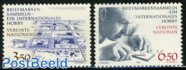 Stamp collecting 2v