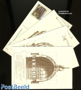 Postcard set, Peters basilica (4 cards)