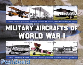 Military aircrafts of World War I 6v m/s