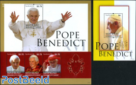 Mayreau, Pope Benedict XVI 2 s/s