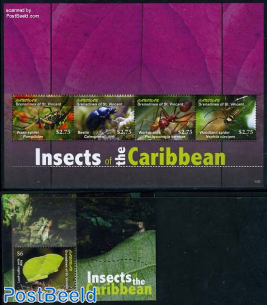 Canouan, Insects of the Caribbean 2 s/s