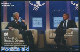 Barack Obama & Bill Clinton s/s