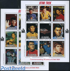 Star Trek 18v (2 minisheets)