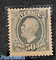 50o, Olivegrey, Stamp out of set