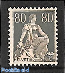 80c, Normal faserpaper, Stamp out of set