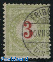 3c, postage due, Stamp out of set