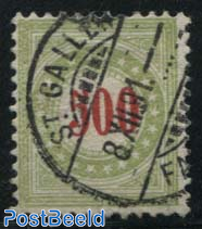 500c, Postage due, Stamp out of set