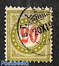 20c, postage due, Stamp out of set