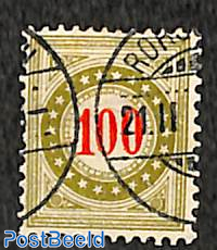 100c postage due, Stamp out of set