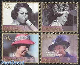 Elizabeth II golden jubilee 4v
