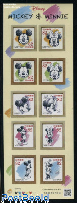 Disney, Mickey & Minnie 10v s-a m/s