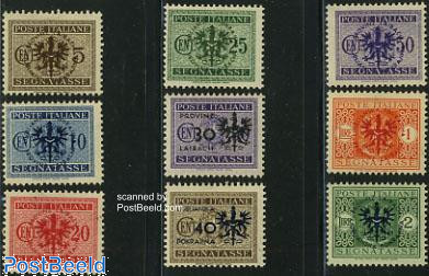 Laibach, Postage due 9v