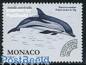 Dolphin, pre cancelled stamp 1v