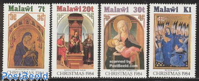 Christmas, paintings 4v