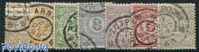 POSTBEWIJS stamps 7v