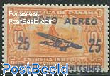 Airmail overprint 1v