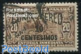 Airmail overprint 1v