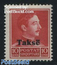 Postage Due 1v overprint