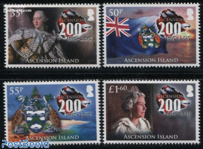 200 Years Ascension Island 4v