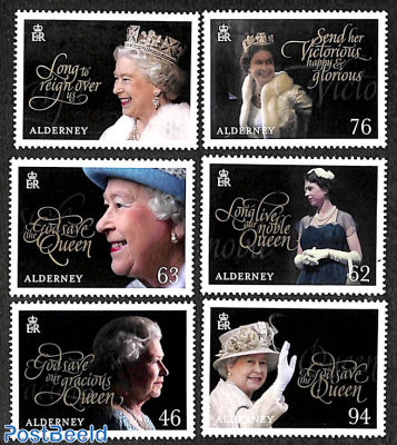 Queen Elizabeth II 90th anniversary 6v