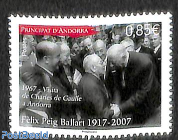 Visit of CHarles the Gaulle to Andorra in 1967 1v