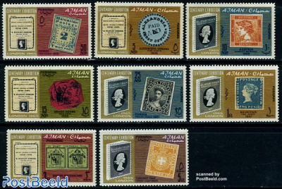125 year stamps 8v
