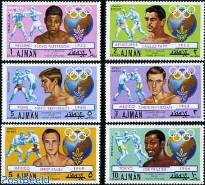 Olympic Games 1952-1968, boxing 6v