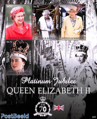 Queen Elizabeth II, Platinum jubilee 4v m/s