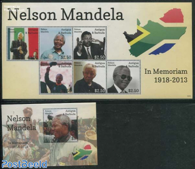 Nelson Mandela 2 s/s