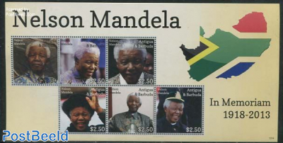 Nelson Mandela 6v m/s