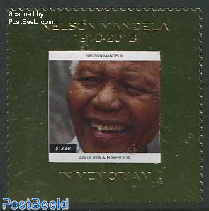 Nelson Mandela 1v, gold