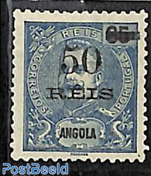 50 Reis on 65R Overprint 1v