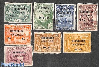 Vasco da Gama 8v (overprints on Timor stamps)