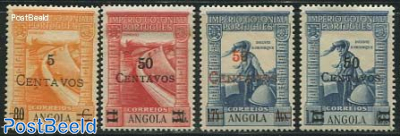 Definitives overprinted 4v