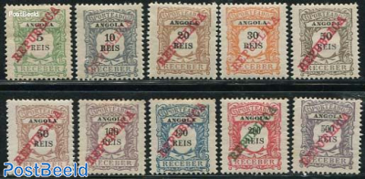 Postage due REPUBLICA 10v