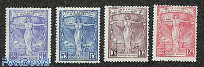 Panamerican postal congress 4v