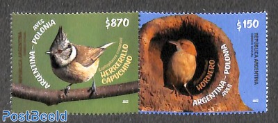 Birds 2v, joint issue Poland