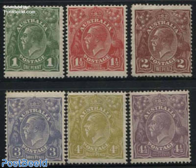 Definitives 6v, WM3