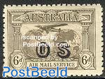 On Service overprint 1v