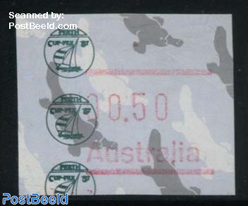 Automat stamp, CUPEX 1v (face value may vary)