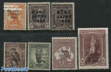 B.C.O.F. overprints 7v